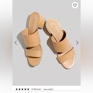 Madewell Kiera Mule Sandal- still in store!